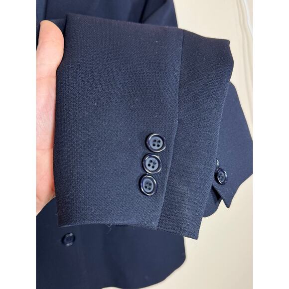 J. Crew 100% Wool Navy Schoolboy Blazer size 10 Made in Japan Academia Luxury - Picture 3 of 6